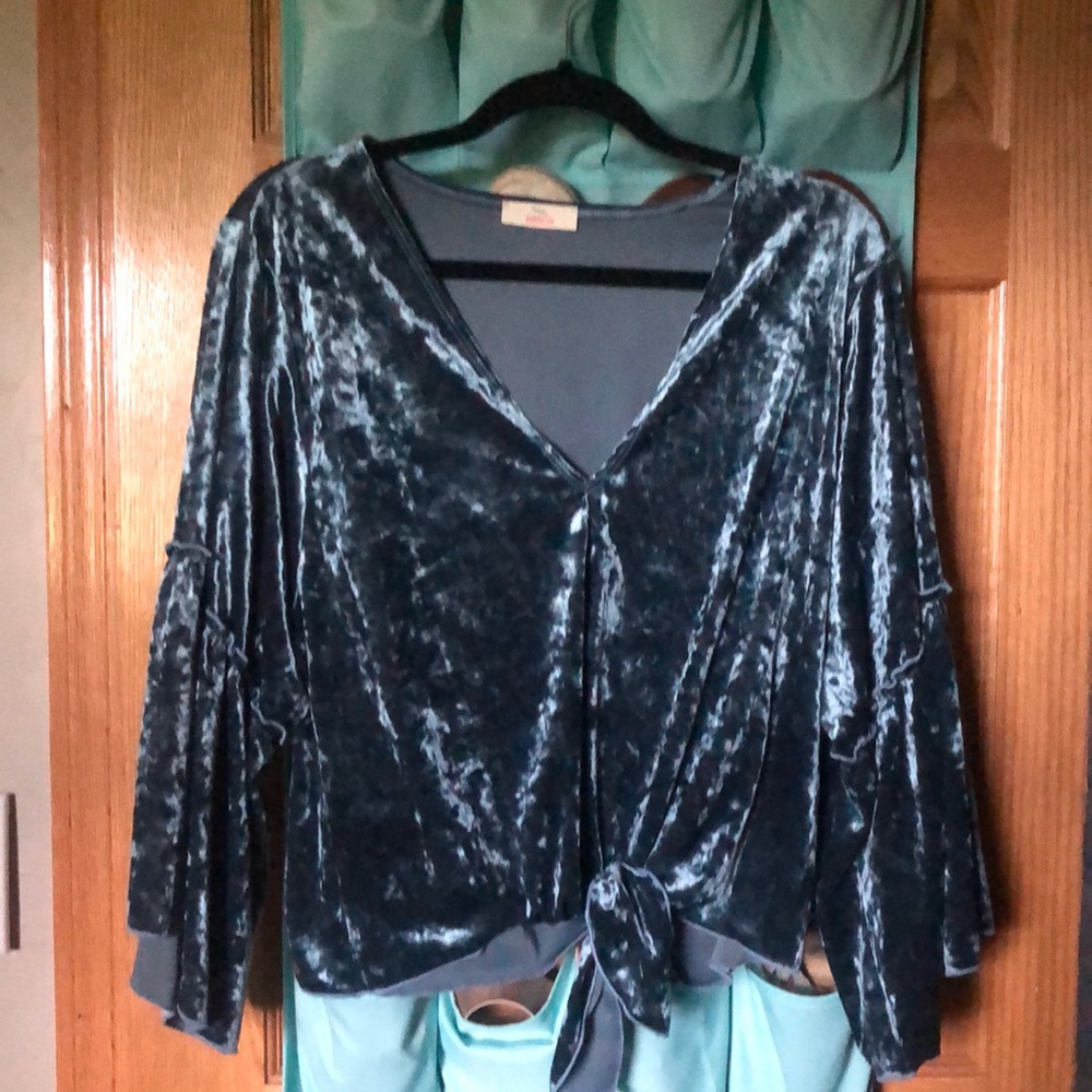 Velvet blouse